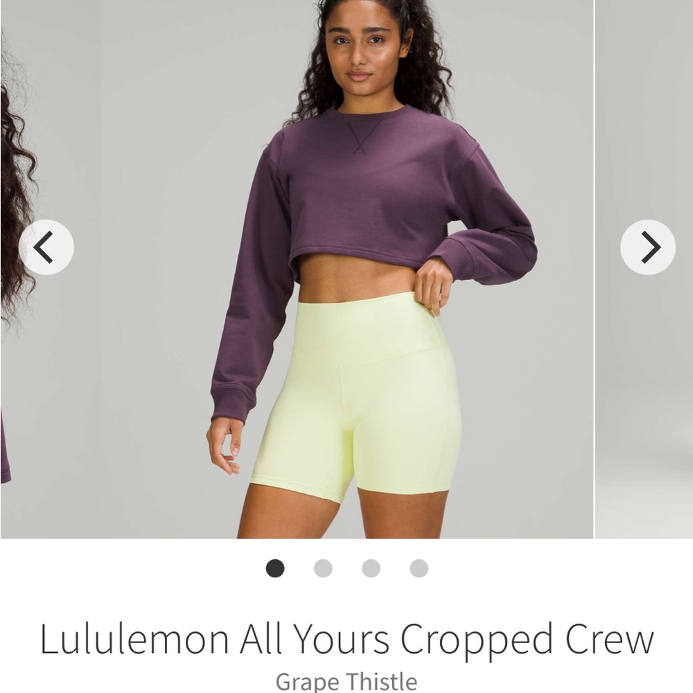 Lululemon All Yours Cropped Crew